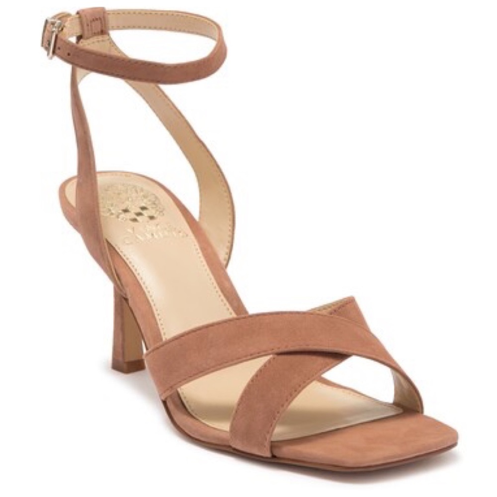New VINCE CAMUTO EVINDA LEATHER STILETTO SANDAL
